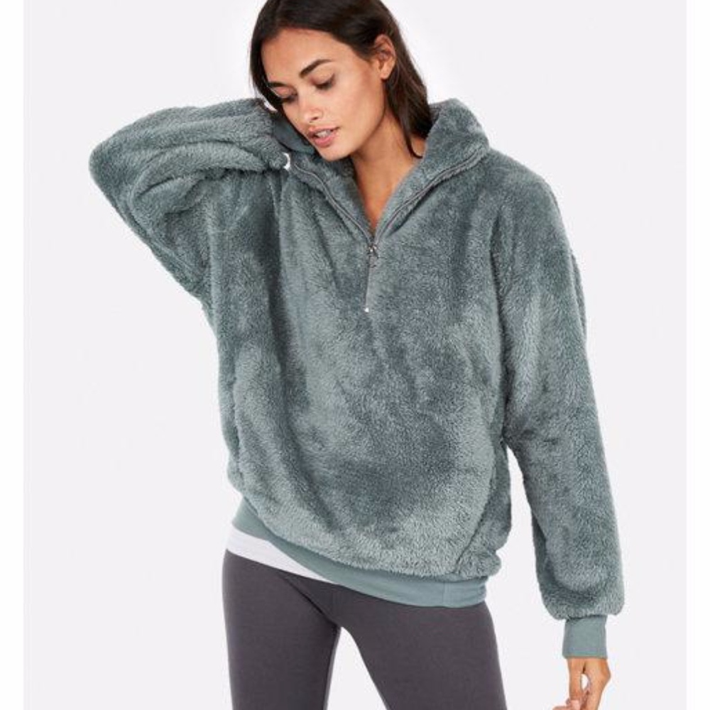 Express One Eleven Fleece Quarter-Zip Sweatshirt